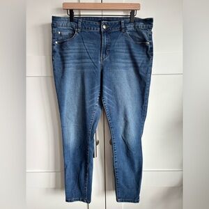 d. jeans Skinny Ankle Crop Jeans